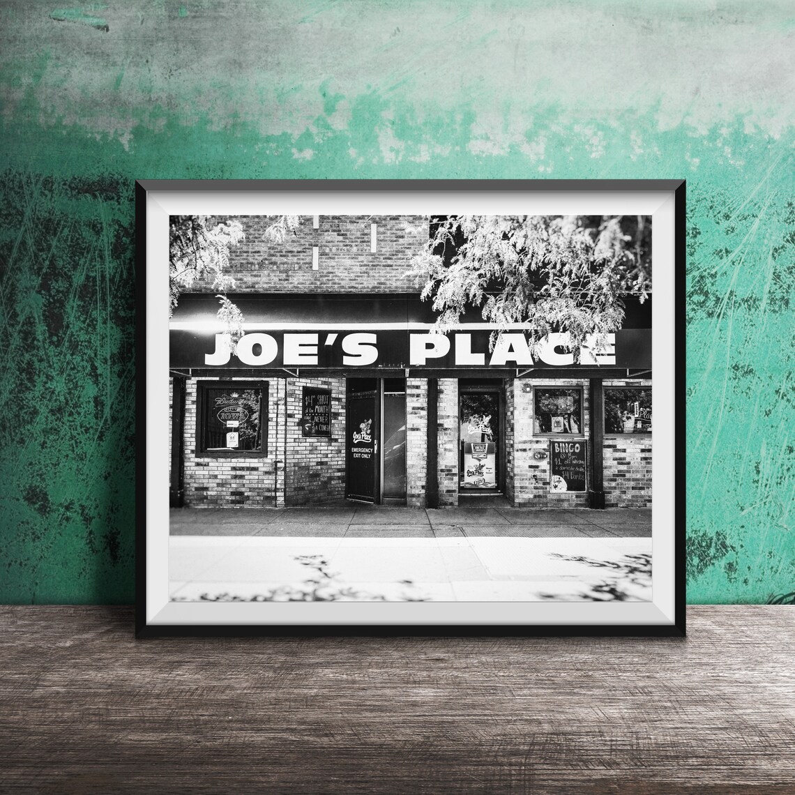 Joe's Place Iowa City, Iowa Restaurant Sign Art Print - Image 2