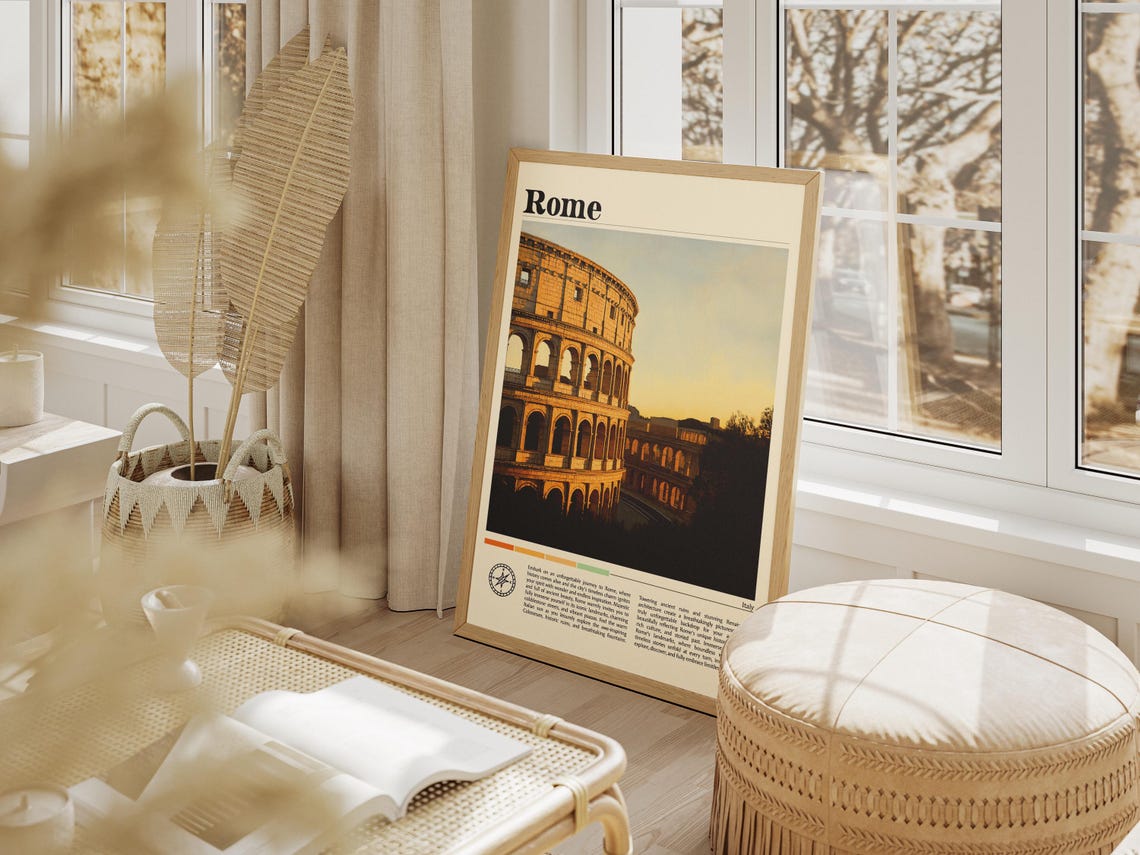 Rome Travel Print Rome Colosseum Print Rome Italy Wall Art Rome Poster Colosseum Photo Rome Italy Poster Print Rome Colosseum Decor - Image 6