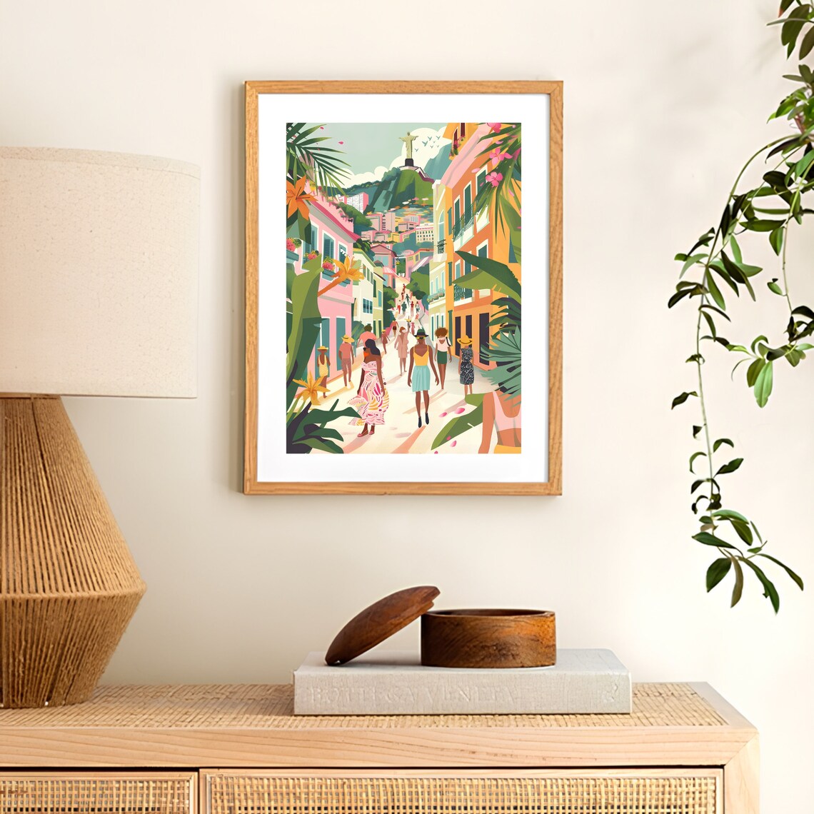 Rio De Janeiro Travel Poster, Brazil Illustration - Image 2