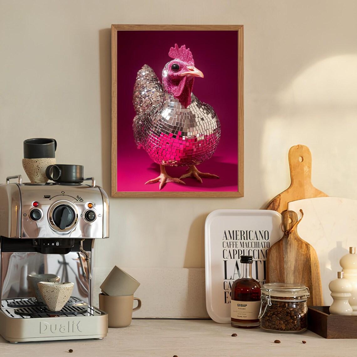 Disco Turkey Thanksgiving Party Art Print - Image 5
