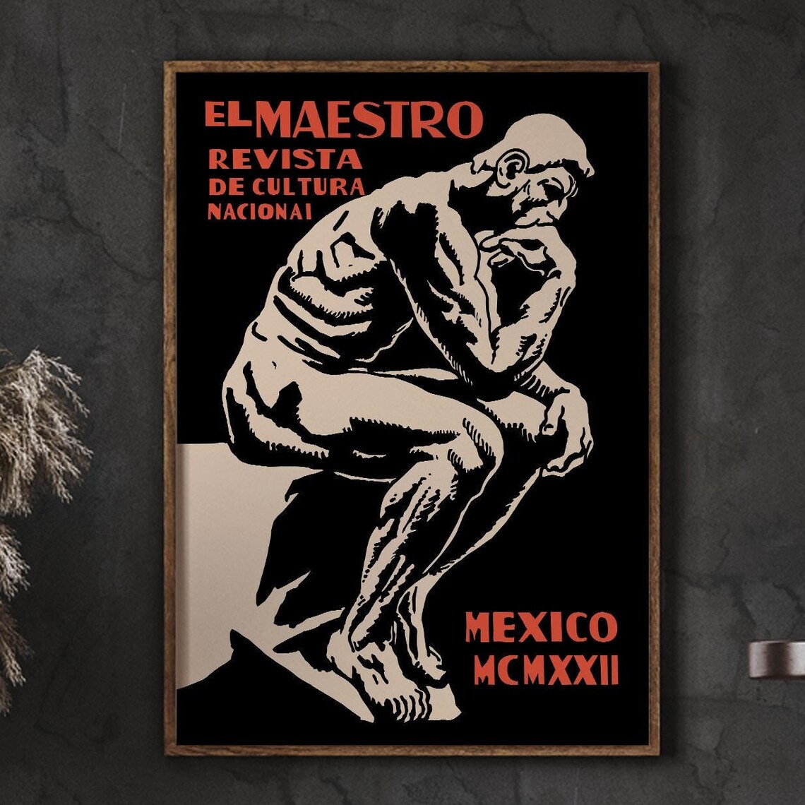 El Maestro Revista De Cultura Nacional, Mexico Travel Poster