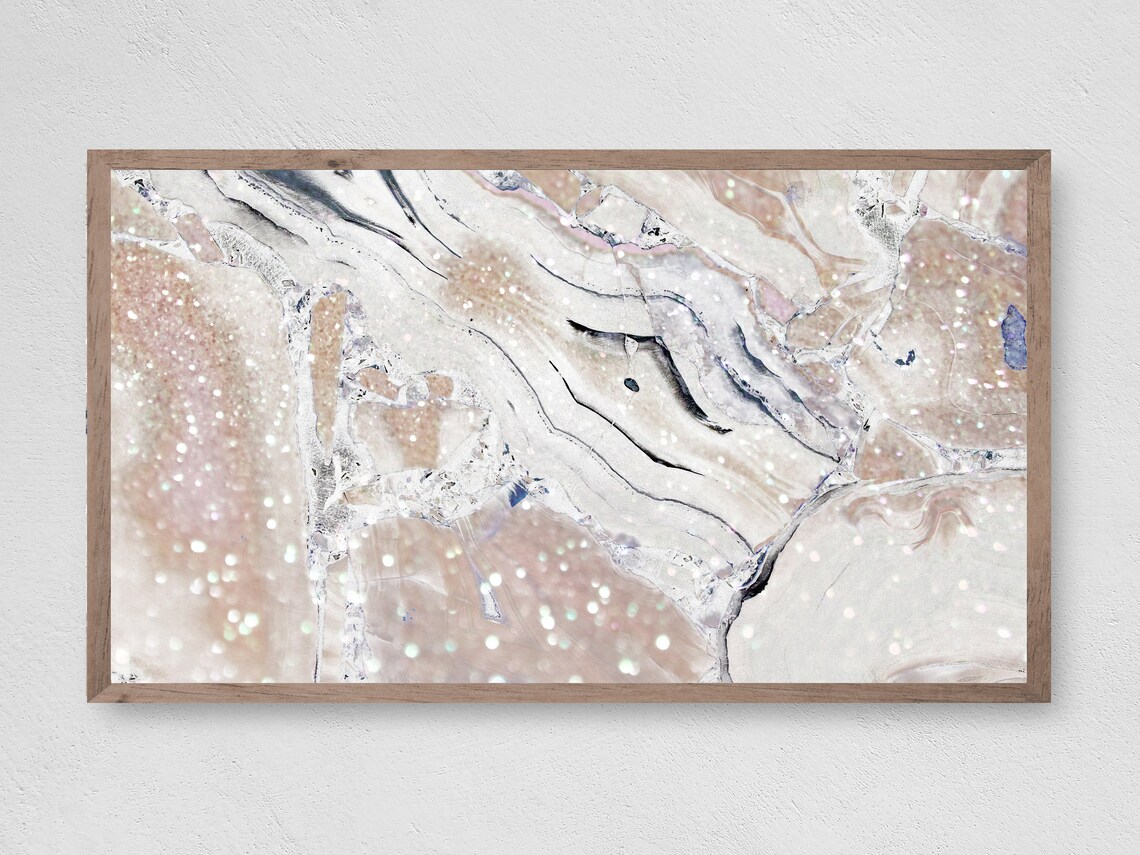 Instant Sparkle Marble Art, Abstract Wall Art Print