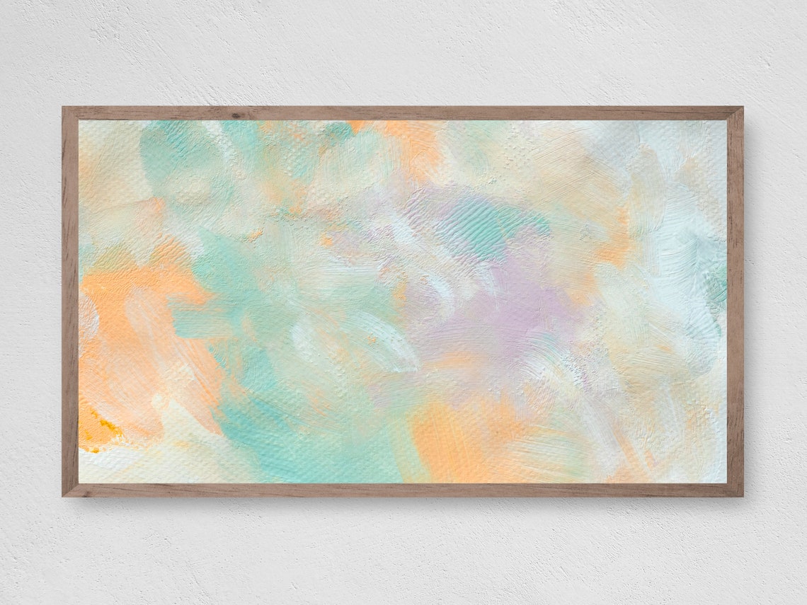 Pastel Abstract Art for Frame TV