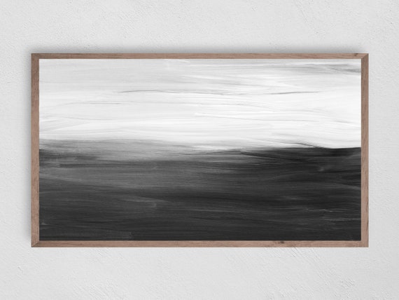 Simpicity Gray Abstract Art, Wall Art Print