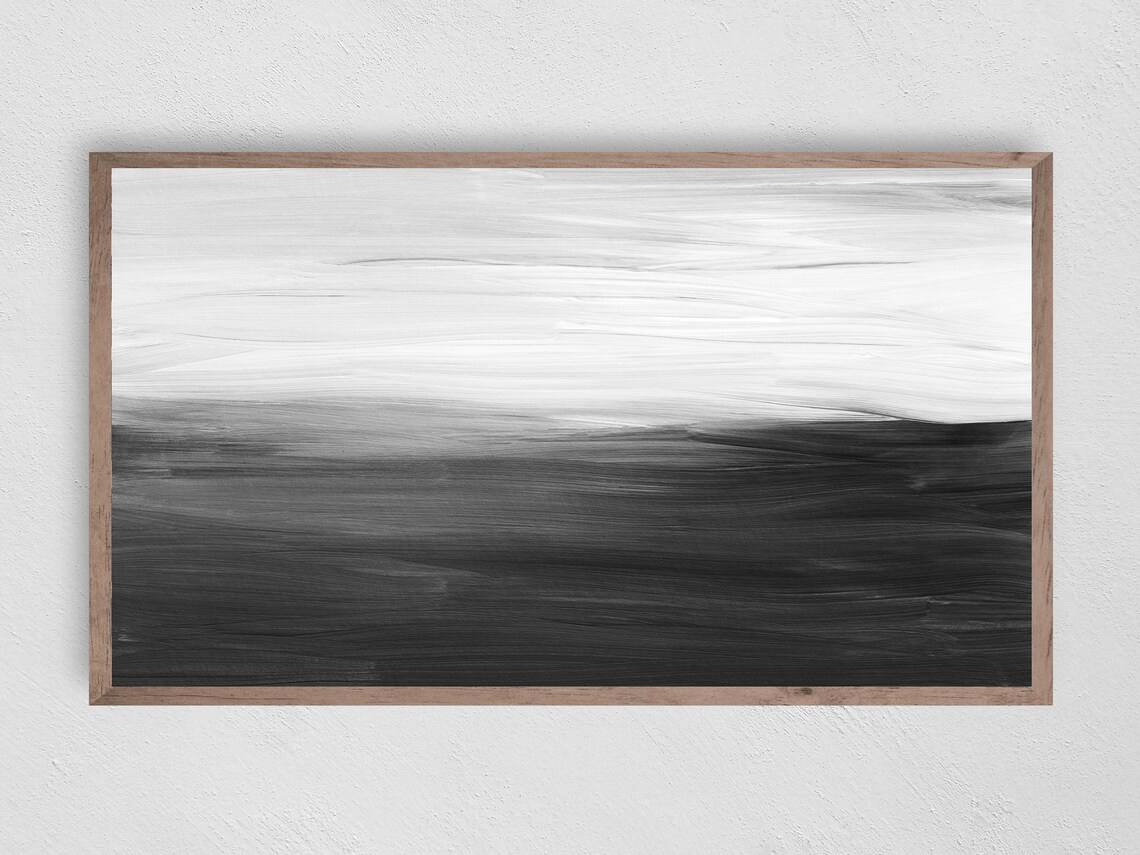 Simpicity Gray Abstract Art, Wall Art Print