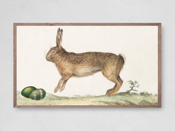 Easter Bunny - Vintage Spring Art