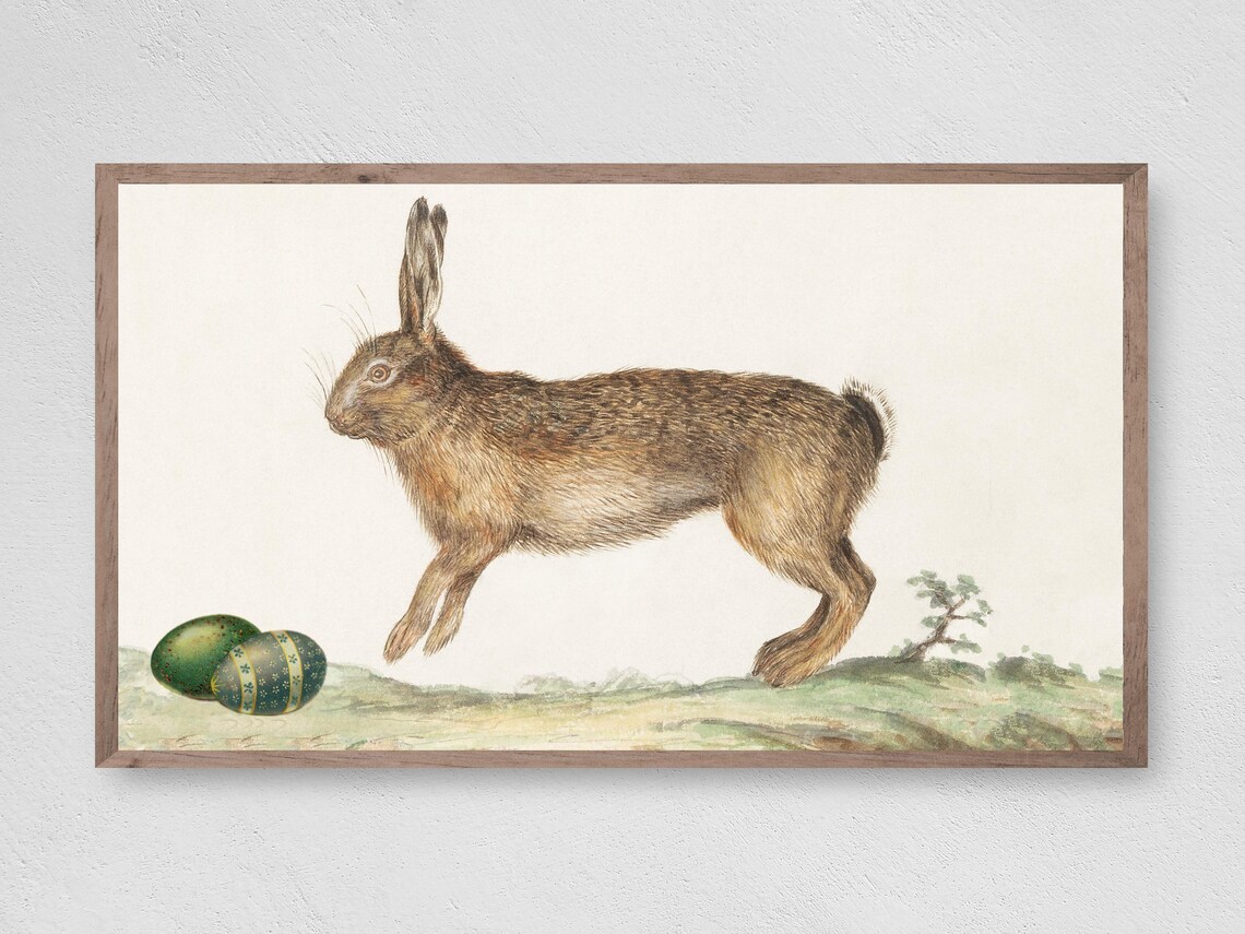 Easter Bunny - Vintage Spring Art