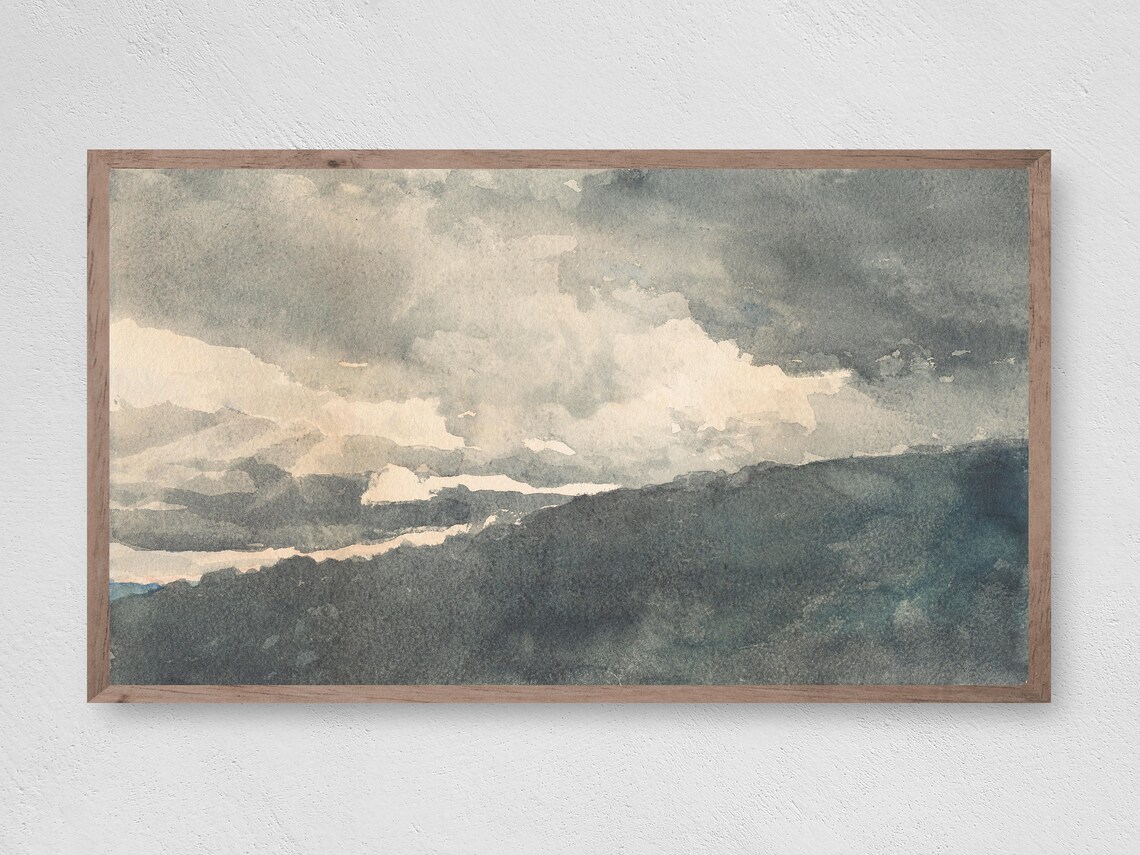 Watercolor Mood Abstract Modern Art Print