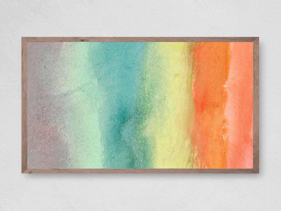 Muted Rainbow Art Print