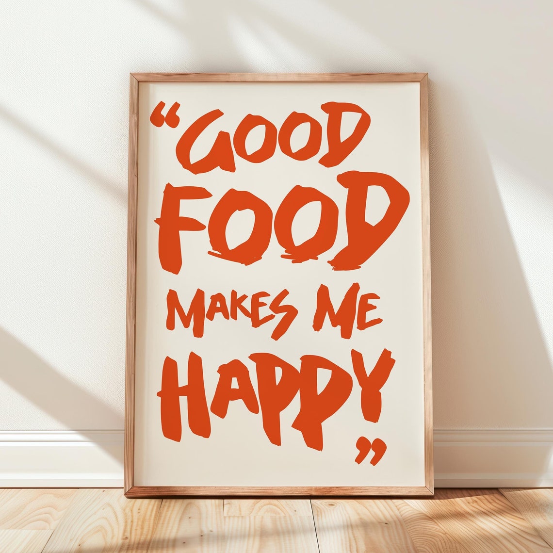 Kitchen Prints Typography Print Food Quote Poster Wall Art Trendy Wall Art Cute Kitchen Decor