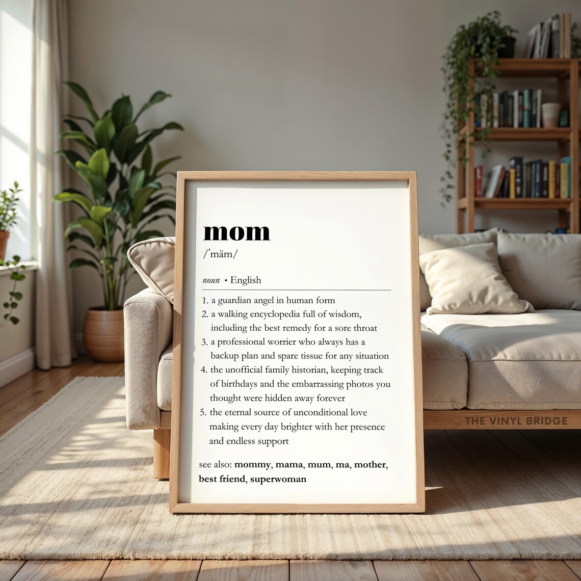 Mom Definition Poster, Mother's Day Gift for Her - Image 4
