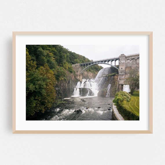 Croton On Hudson Waterfall Dam Arched Stone Bridge Photography Poster