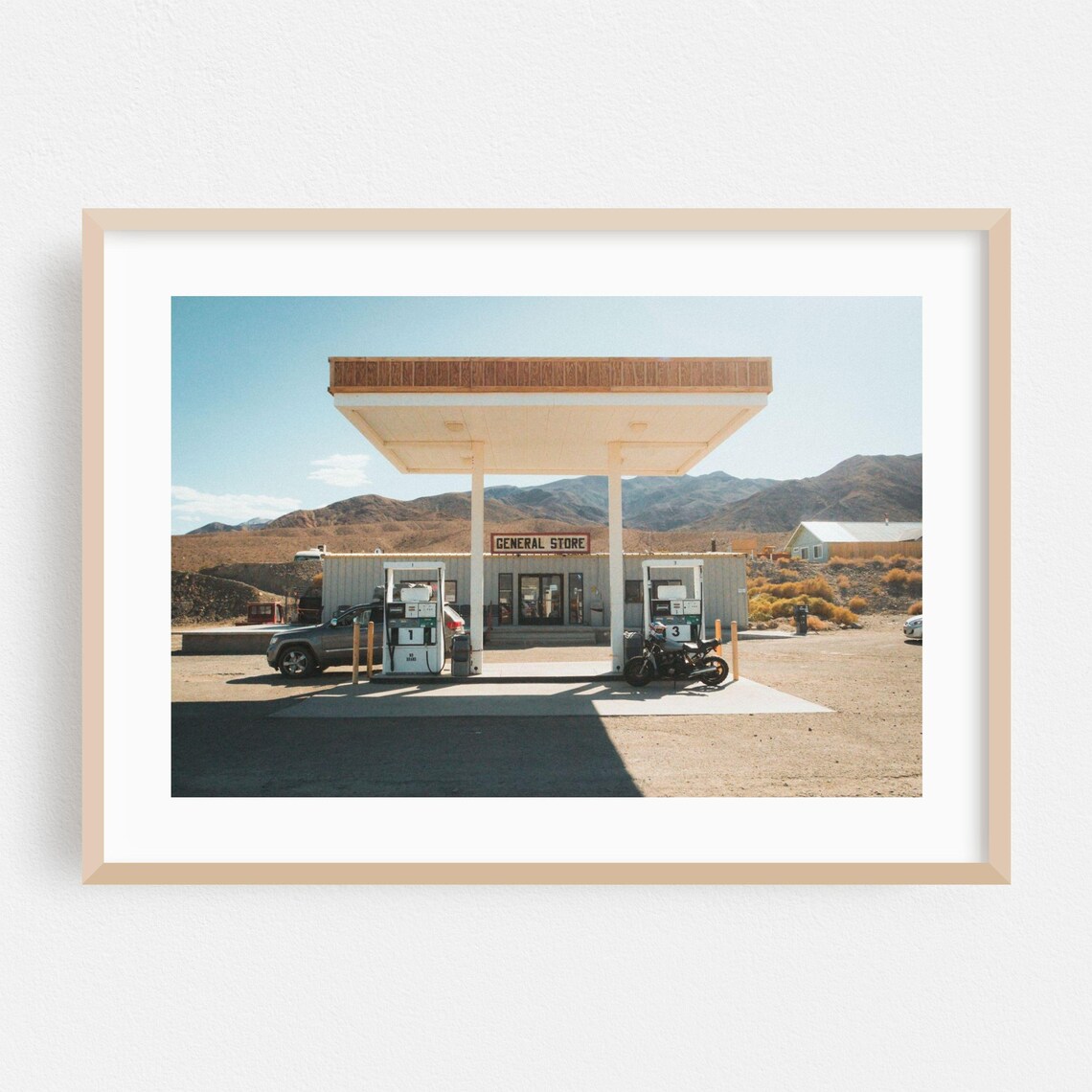 Panamint Springs Desert General Store Gas Station Vintage Photo Poster