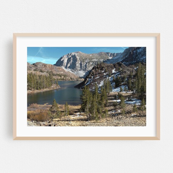 Yosemite Valley Alpine Lake Granite Peaks Fine Art Photo Poster