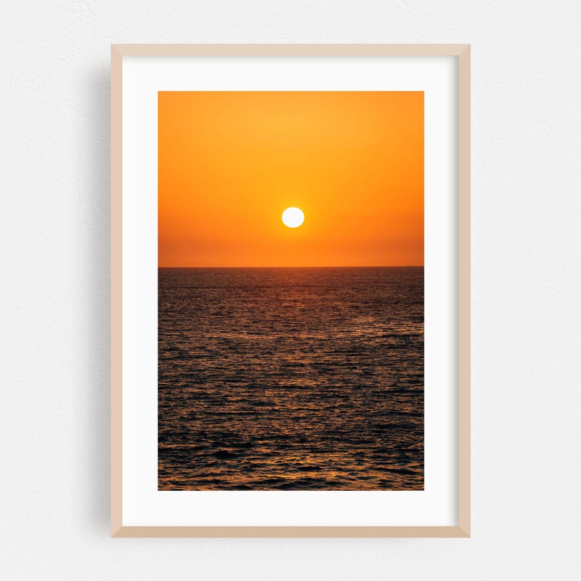 Laguna Beach Sunset Over The Pacific Ocean Photography Poster