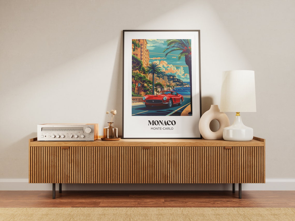 London Travel Poster Big Ben Wall Art Print Red Bus London Painting Illustration London Watercolor Home Decor Retro Poster - Image 3