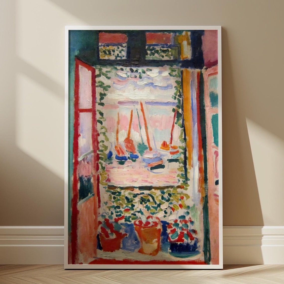 Matisse Open Window Collioure Bold Fauvist Color Museum Wall Art