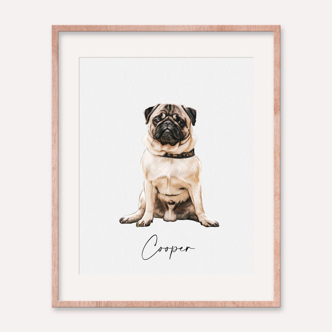 Custom Watercolor Pet Portrait Hand Drawn Dog Portrait From Photo Dog Drawing Pet Painting From Photo Minimal Dog Portrait Painting