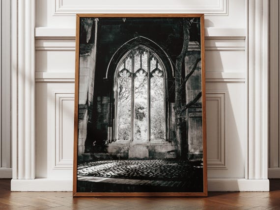 St Dunstan In The East London Ruins Travel Poster