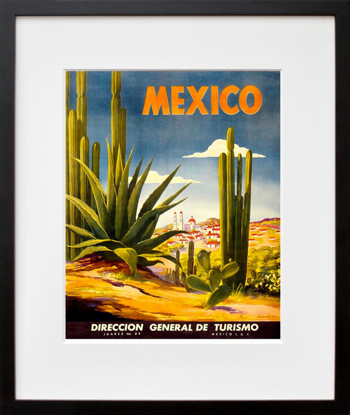 Mexico Retro Travel Poster, Travel Poster - Image 2