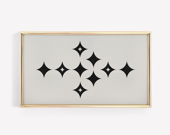 Frame Tv Art Mid Century Modern Shapes Minimal Geometric Tv Art Abstract Contemporary Art Instant For 4k Tv