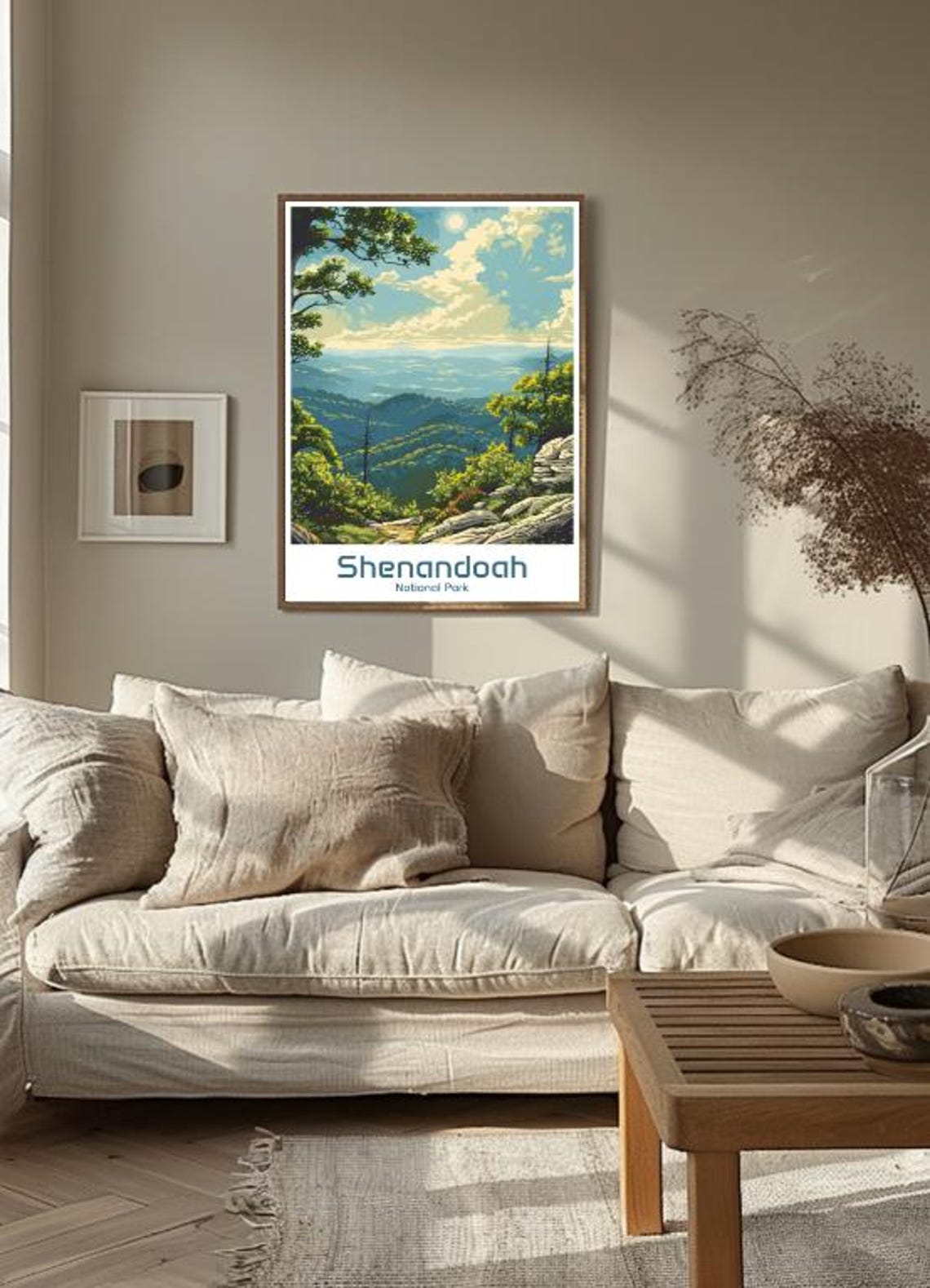 Tranquil Shenandoah National Park Blue Ridge Overlook Poster - Image 3