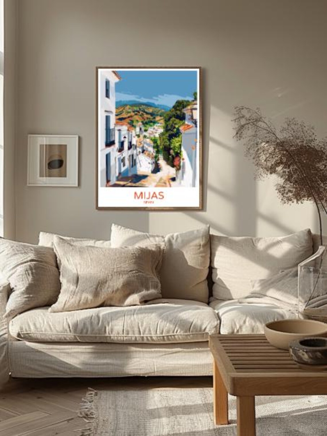 Mijas Spain Whitewashed Andalusian Village Mountain Street Poster - Image 2