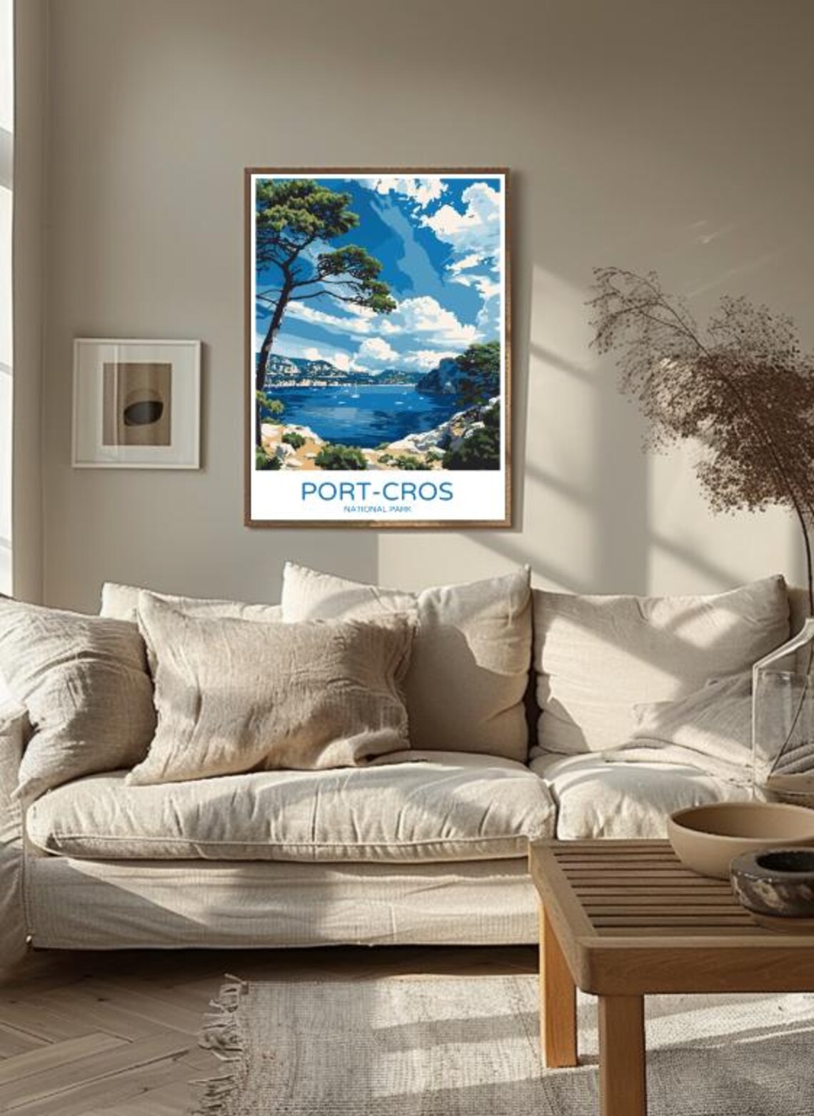 Port-Cros National Park France Island Coast Pine Trees Poster - Image 3
