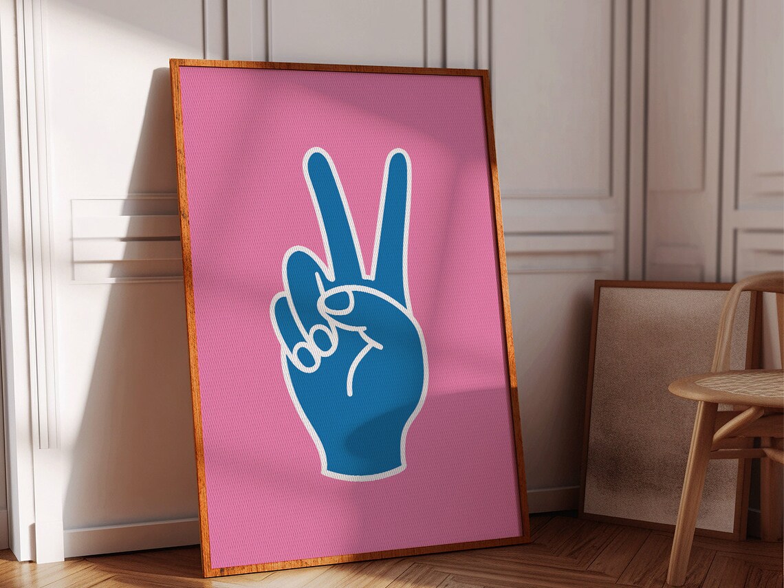 Groovy Simple Boho Minimalist Modern Art