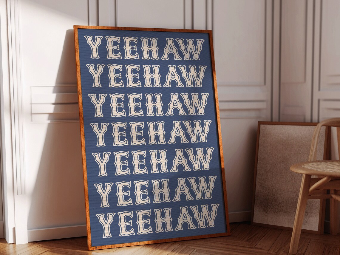 Western Style, Boho Minimalist Art Print