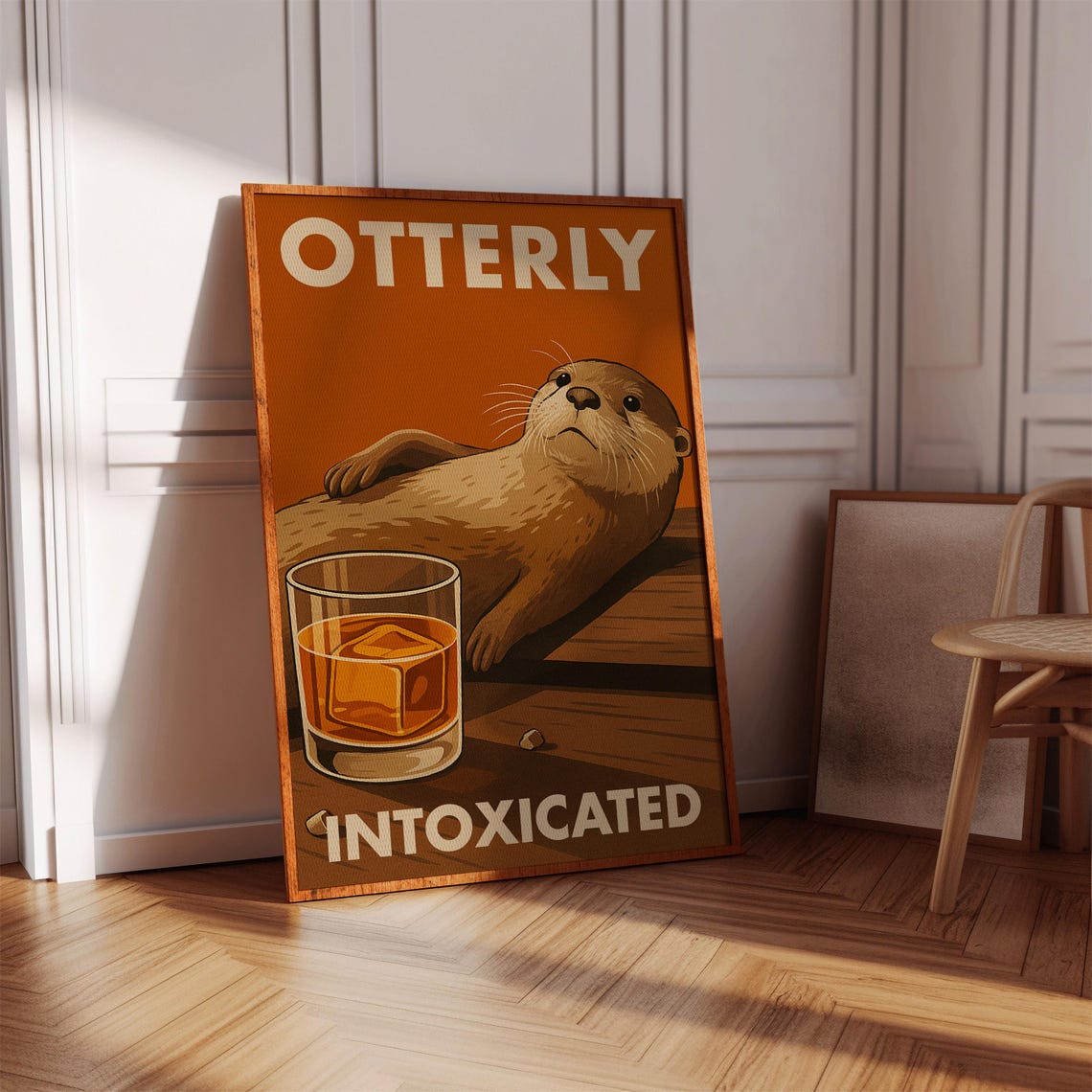 Otterly Intoxicated Funny Animal Bar Decor - Image 3