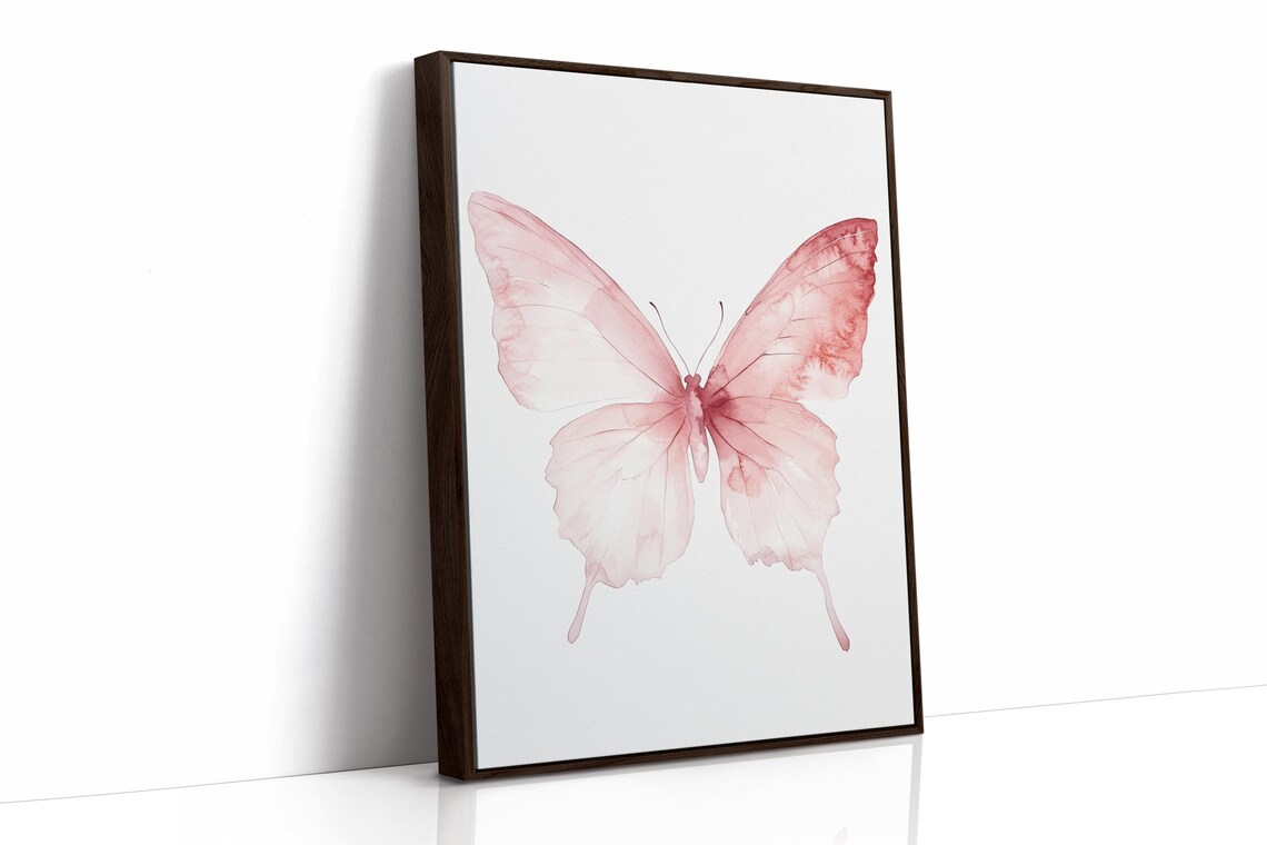 Butterfly Watercolor Art Print, Minimalist Nature Decor - Image 3