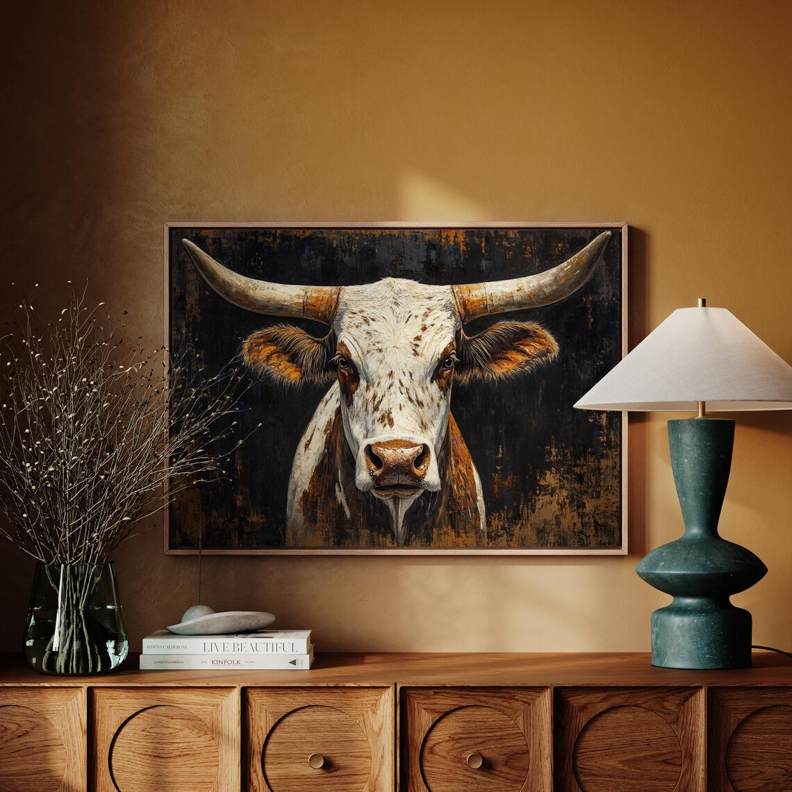 Texas Longhorn Rustic Western Decor, Ranch Style - Image 4