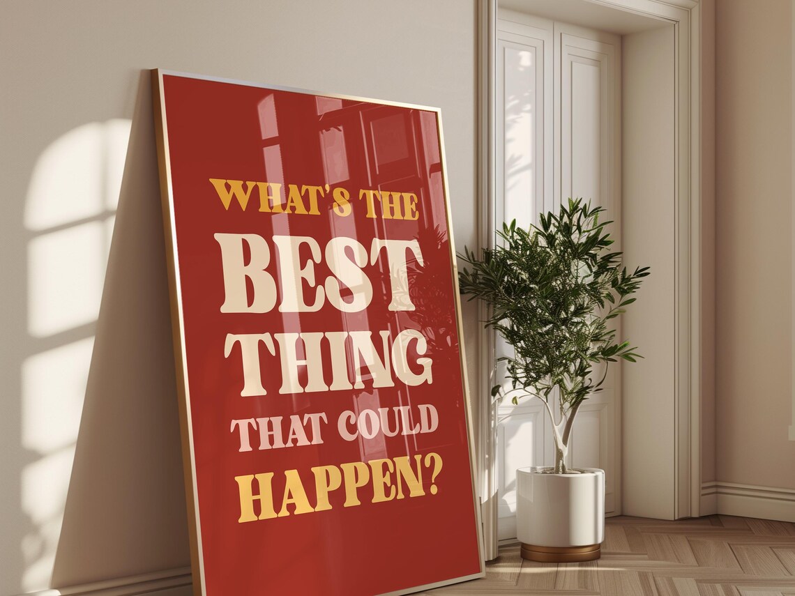 What's The Best Thing That Could Happen? Retro Typography - Image 4