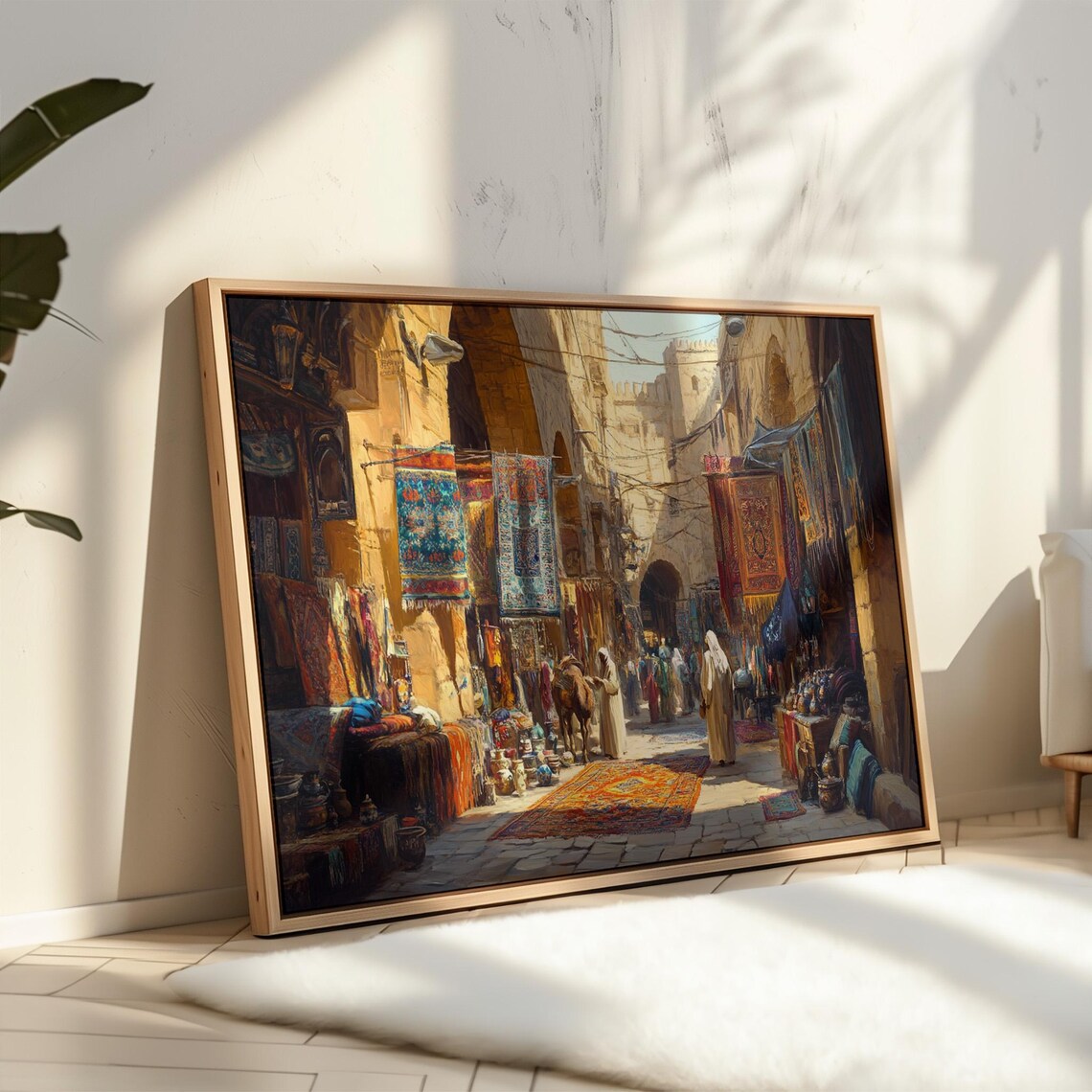 Oriental Bazaar Street Scene, Middle Eastern Market - Image 3