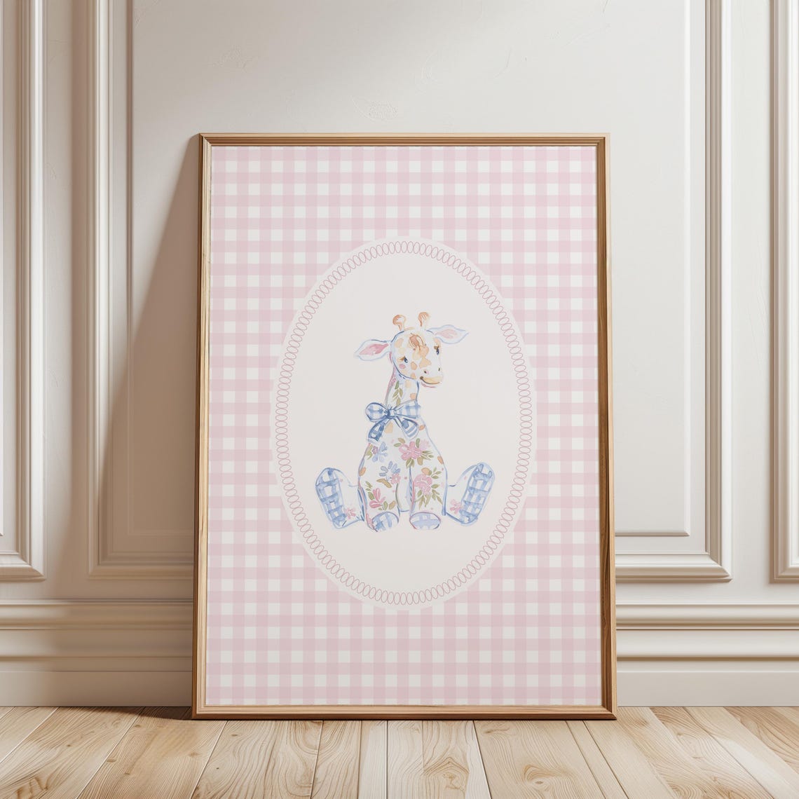 Physical Print Giraffe Nursery Art Prints Cutee Nurseryprint Baby Girl Decore Room Decorative Printing