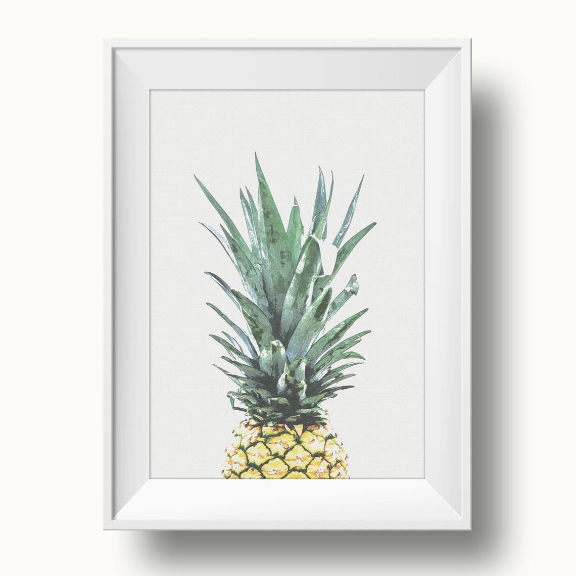 Sale Pineapple Print Watercolor Pineapple Pineapple Pineapple Poster Tropical Print Kitchen Decor Pineapple Decor - Image 2