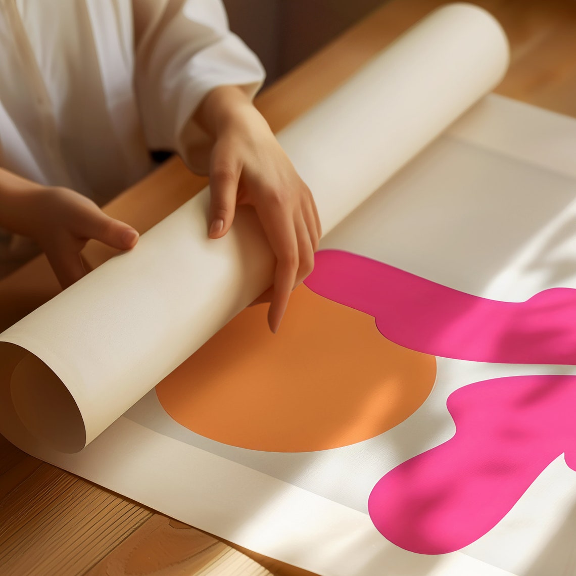 Henri Matisse 1953 Berggruen Pink Coral Exhibition Art Poster - Image 4
