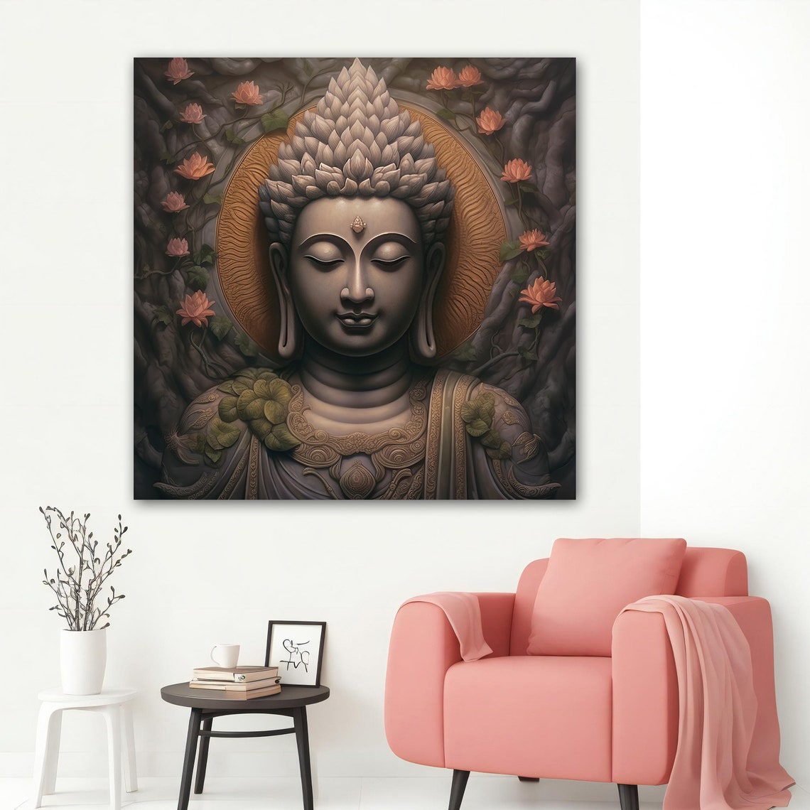 Buddha, Buddhism Meditation Art Print - Image 5
