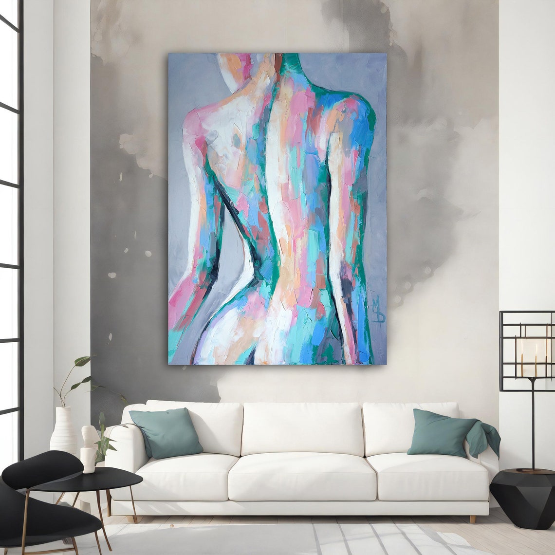 Sexy Woman Body Art Nude Girl Wall Art Sexy Young Woman Art Sensual Girl Erotic Home Decor - Image 4