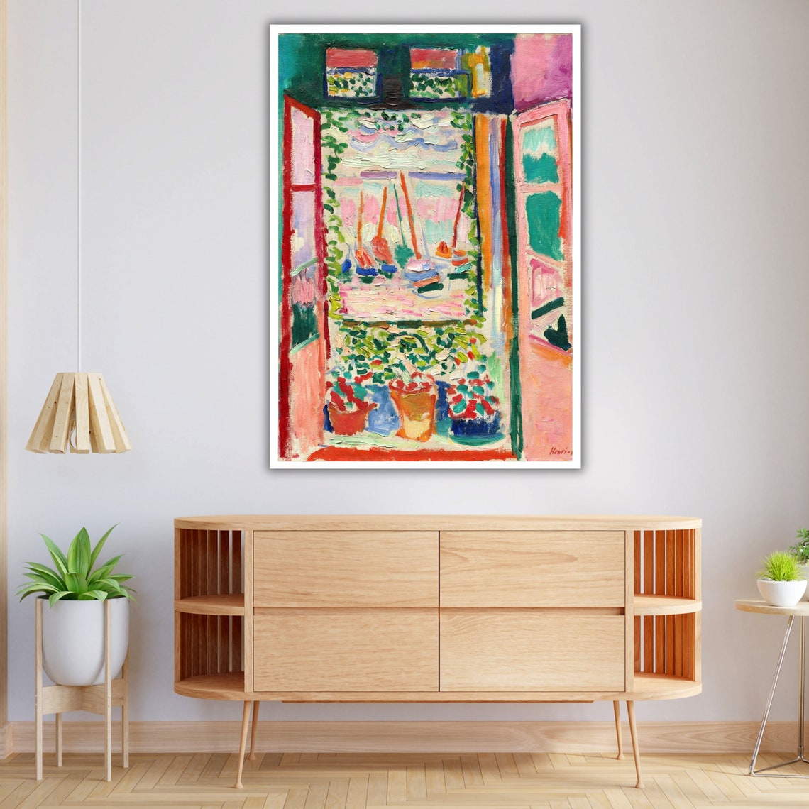 Henri Matisse Open Window Wall Art Ready To Hang Wall Art Modern Abstract Art Minimalist Home Decor - Image 4