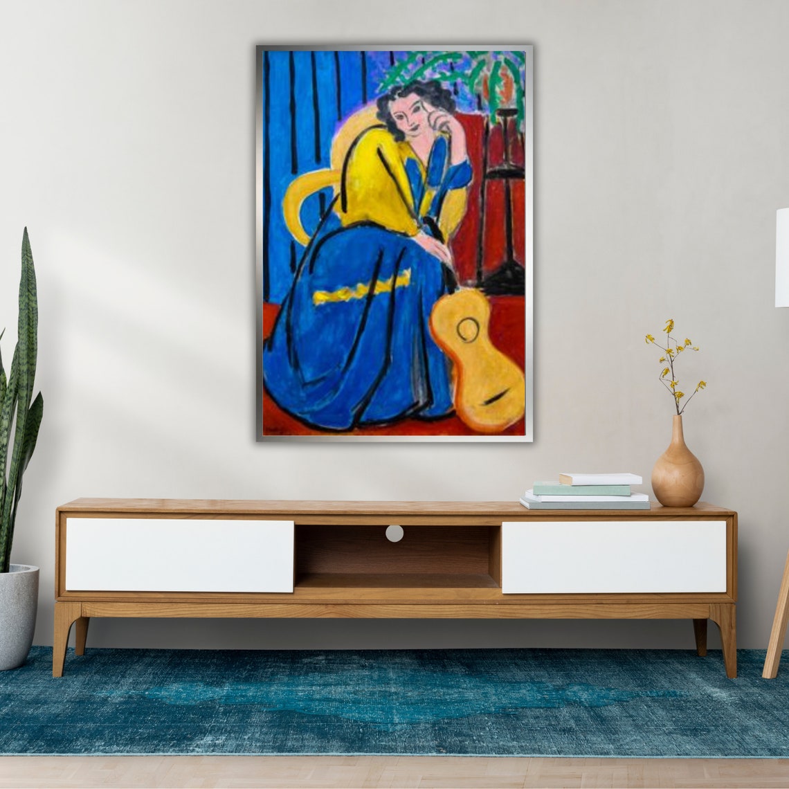 Colorful Matisse Wall Art Ready To Hang Abstract Print Large Wall Decor Art Lover Gift - Image 2