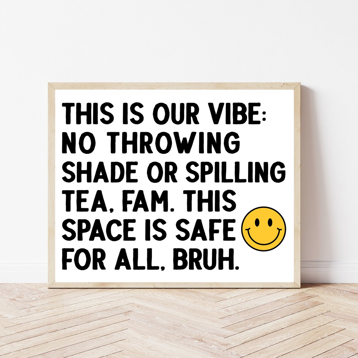 Classroom Expectations Educational School Sign Art Print