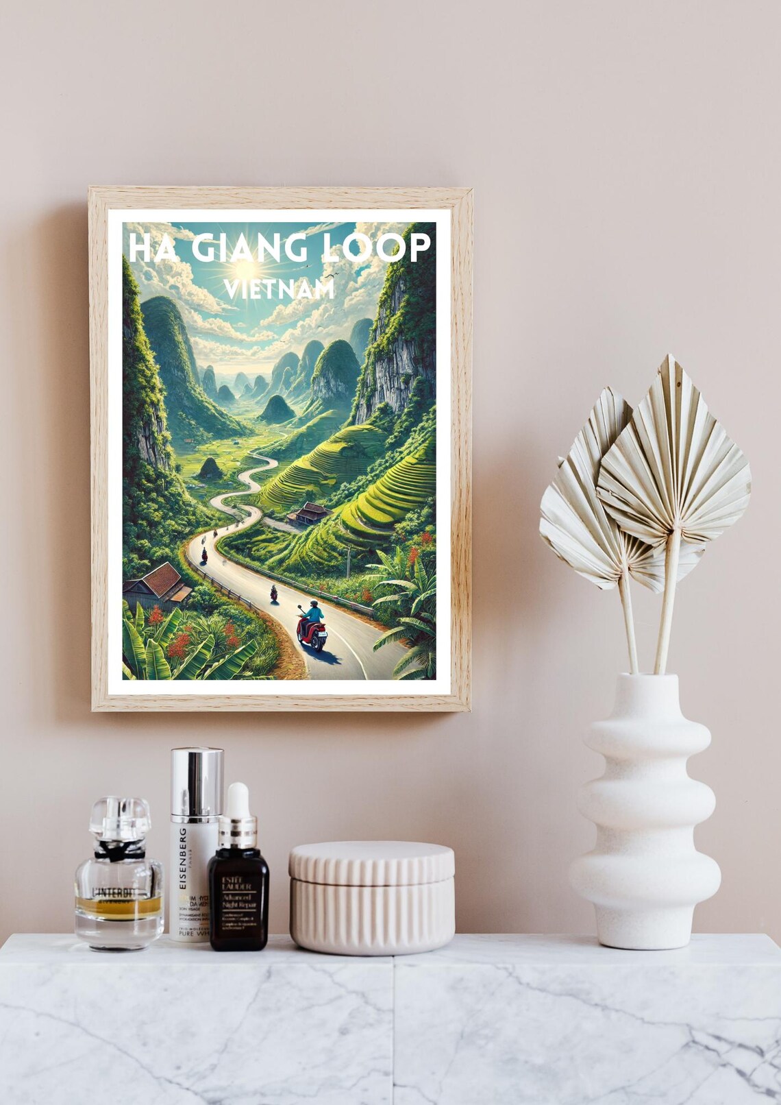 Ha Giang Loop Travel Poster, Vietnam Travel Decor - Image 2