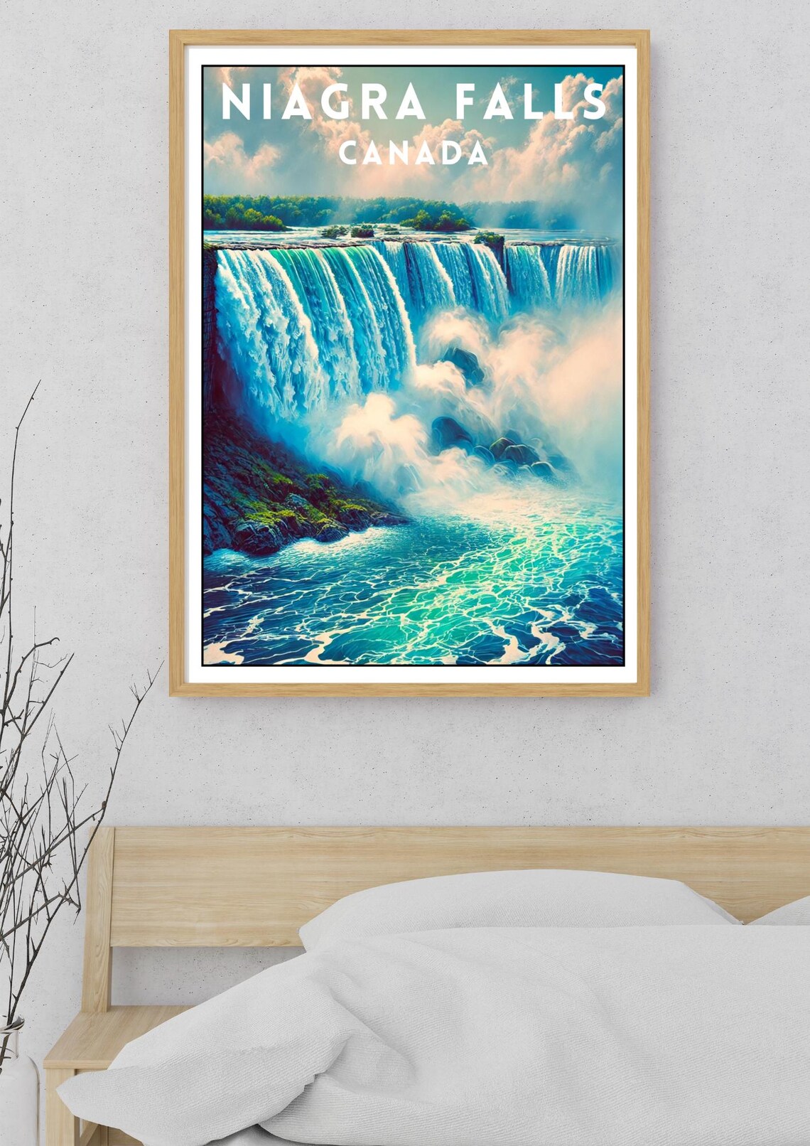 Niagara Falls Canada Travel Poster, Scenic Landscape - Image 5