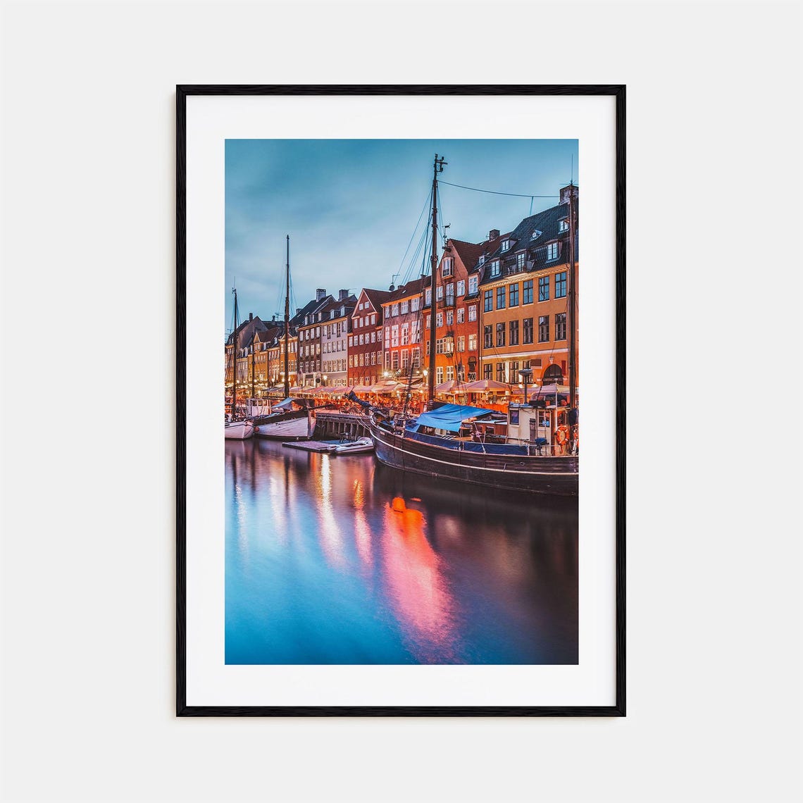 Copenhagen Colorful Poster Print No 2 Copenhagen Photo Art Copenhagen Wall Decor Copenhagen Travel Print Street Map Poster City Map