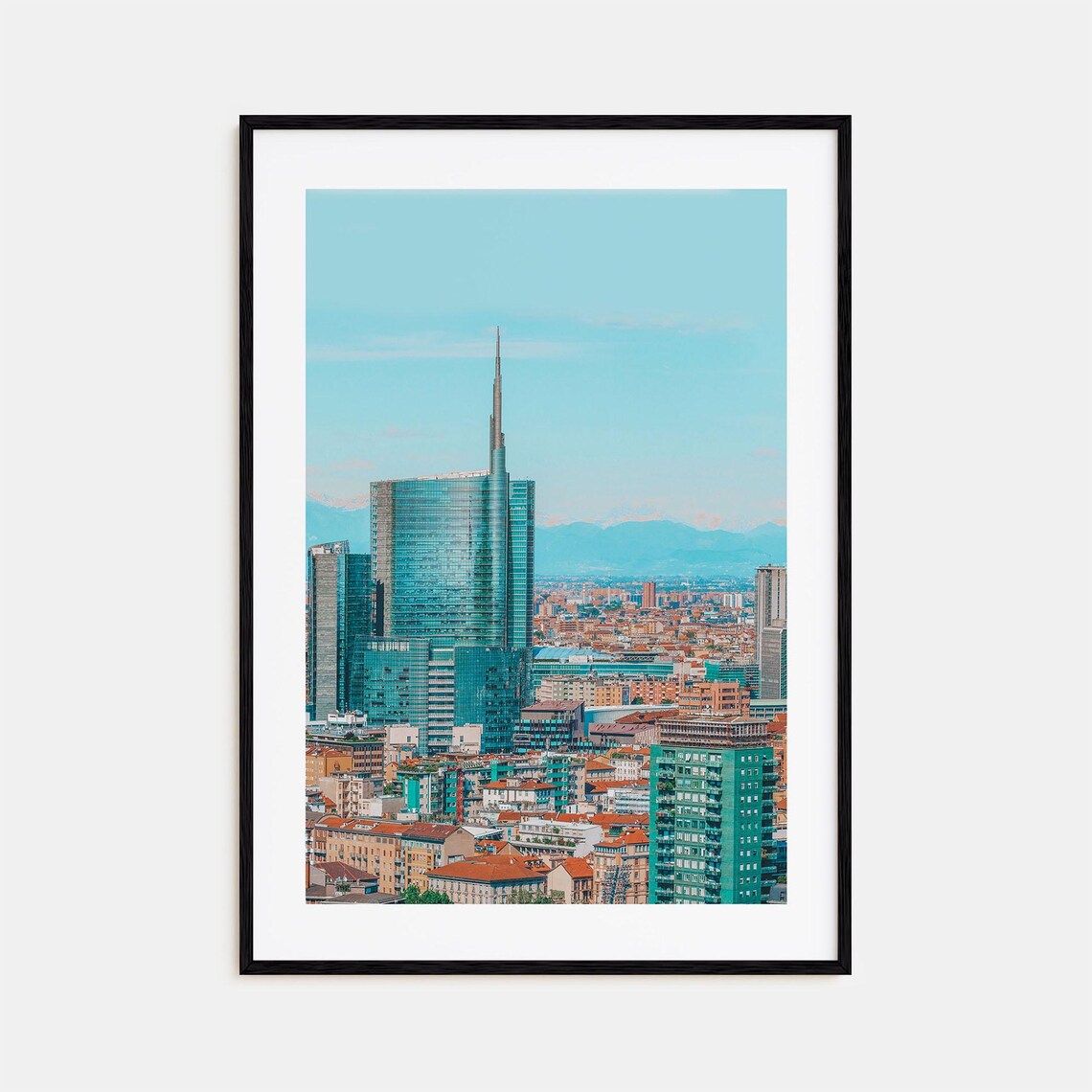 Milan Colorful Poster Print No 1 Milan Photo Wall Art Milan Wall Decor Milan Travel Print Milan Street Map Poster City Map