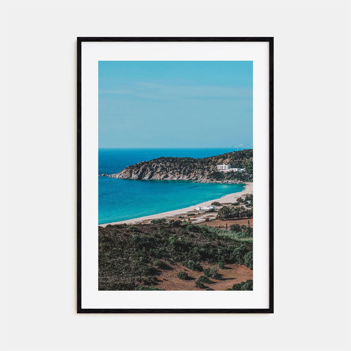 Solana Beach Turquoise Bay Cliffs Sandy Cove Ocean View Poster