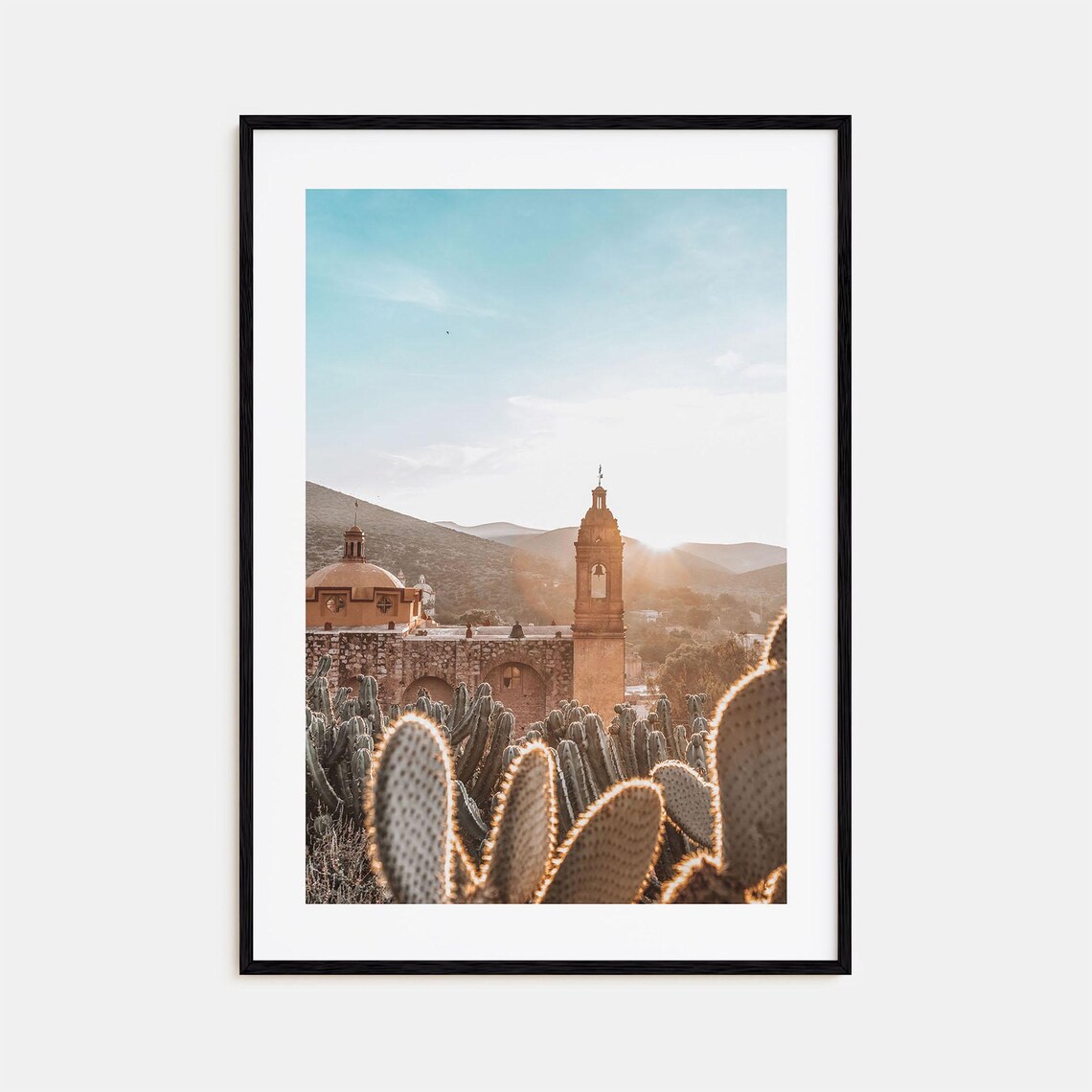 Mexico Colorful Travel Poster, Street Map Art Print