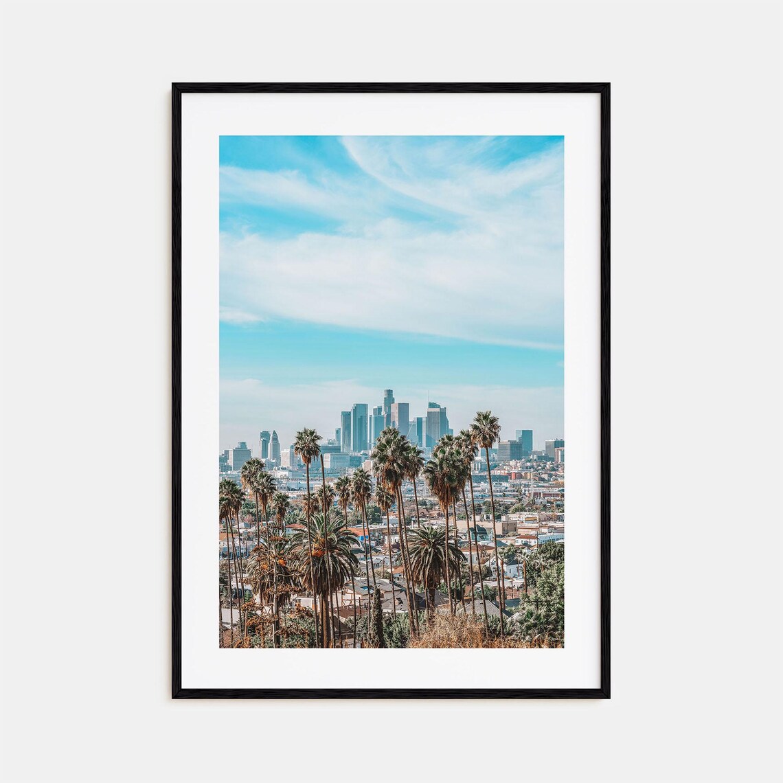 Los Angeles Colorful Travel Poster, City Map Art Print